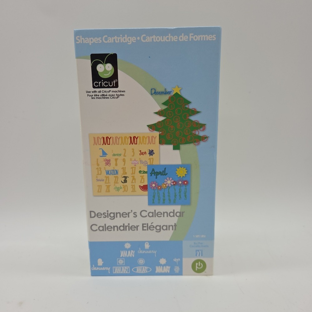 Cricut Shapes Designer's Calendar Cartridge